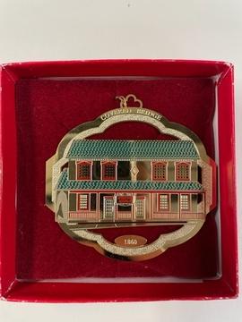 Christmas Ornaments 12 - The Covered Bridge 1860